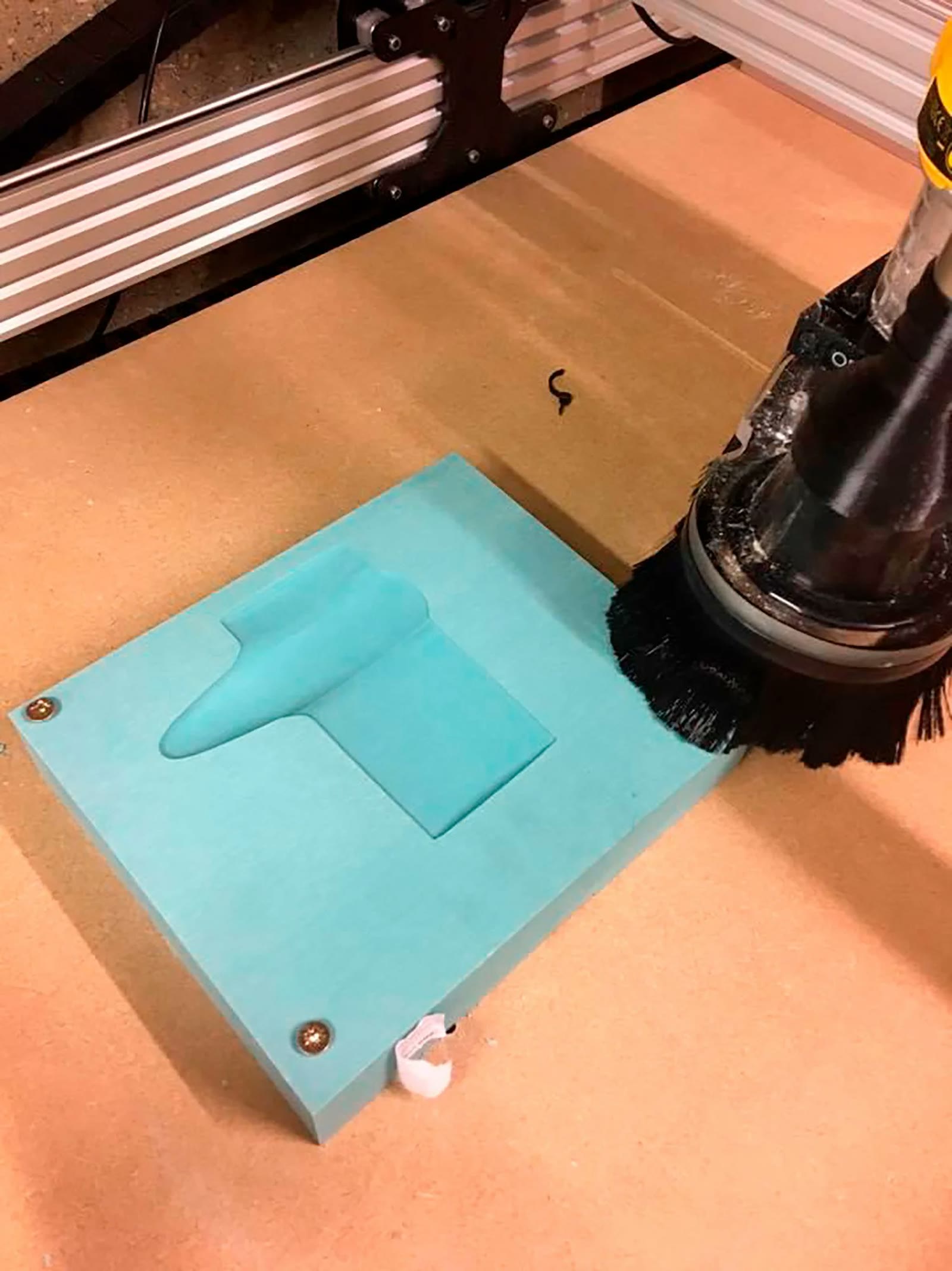 Milling the foam